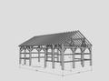 Jan De Jong Barn Frame 3D Drawings / Jan De Jong